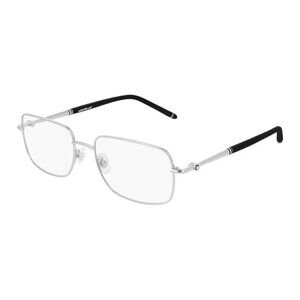 NEW MONTBLANC MB0072O 002 EYEGLASSES SILVER MEN EYEWEAR MONTBLANC